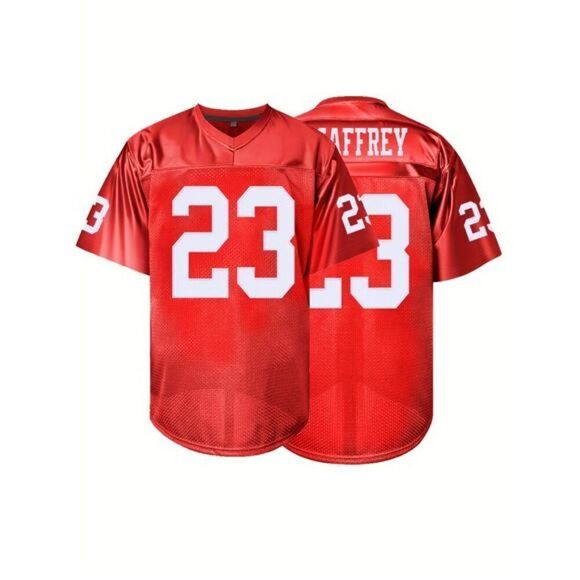 San Francisco 49ers McCaffrey Embroidered #23 Sports Forty Niners Jersey - L - Picture 1 of 6